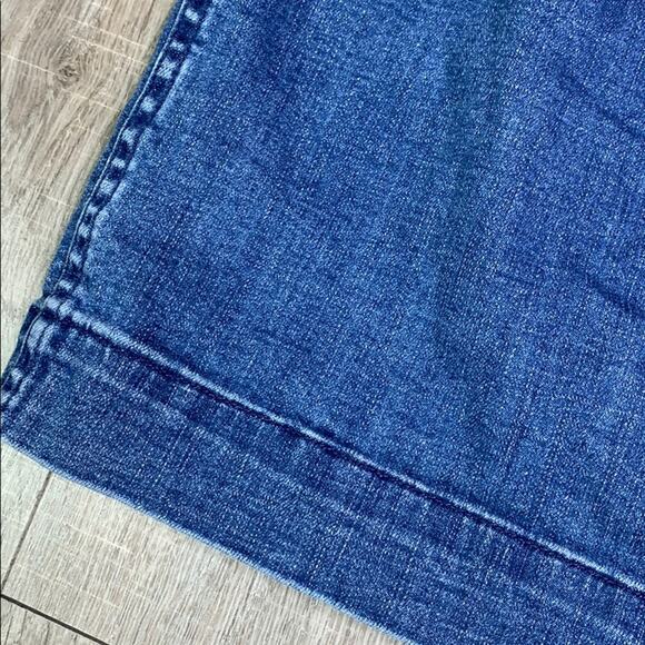 MADEWELL Women's Stretch Denim Asymmetrical Mini Skirt - Picture 7 of 10